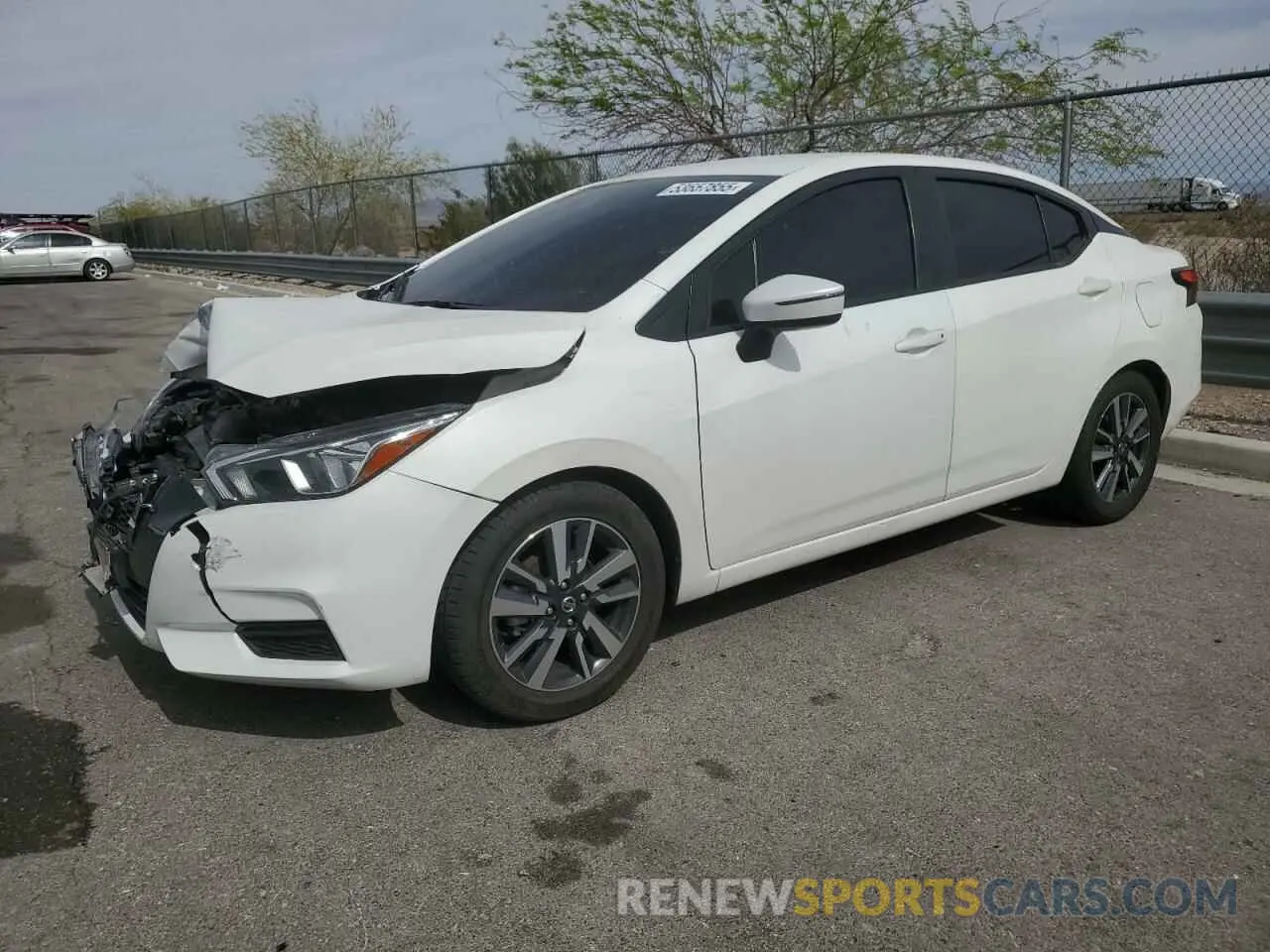 1 Photograph of a damaged car 3N1CN8EV8ML882340 NISSAN VERSA 2021