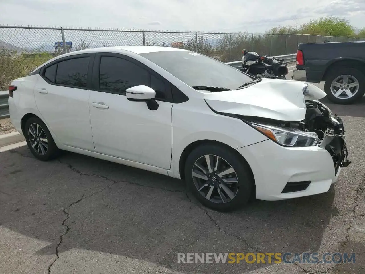 4 Photograph of a damaged car 3N1CN8EV8ML882340 NISSAN VERSA 2021