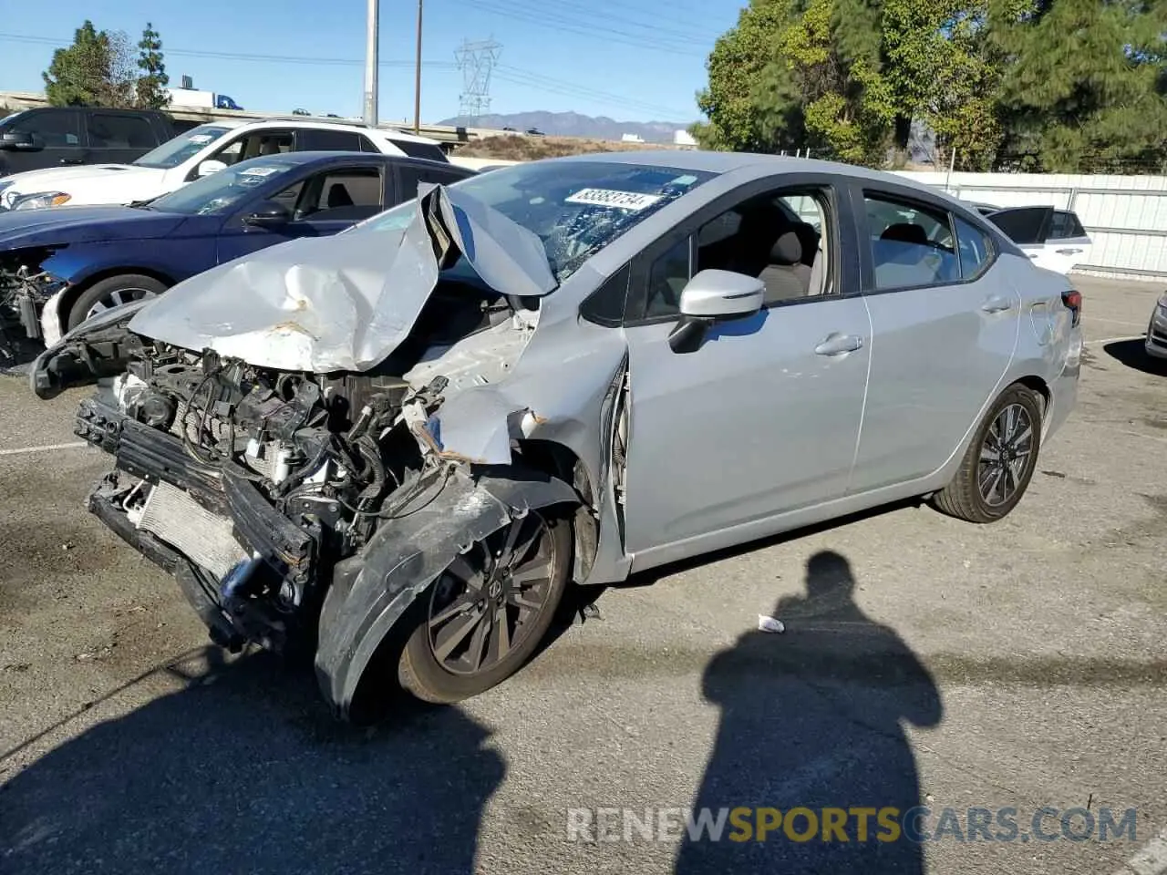 1 Photograph of a damaged car 3N1CN8EV8ML887862 NISSAN VERSA 2021