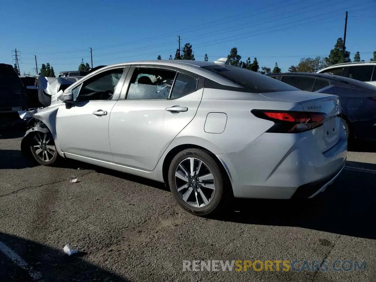 2 Photograph of a damaged car 3N1CN8EV8ML887862 NISSAN VERSA 2021