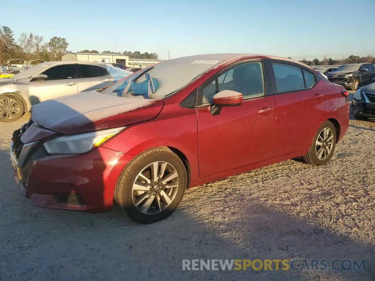 1 Photograph of a damaged car 3N1CN8EV8ML896545 NISSAN VERSA 2021