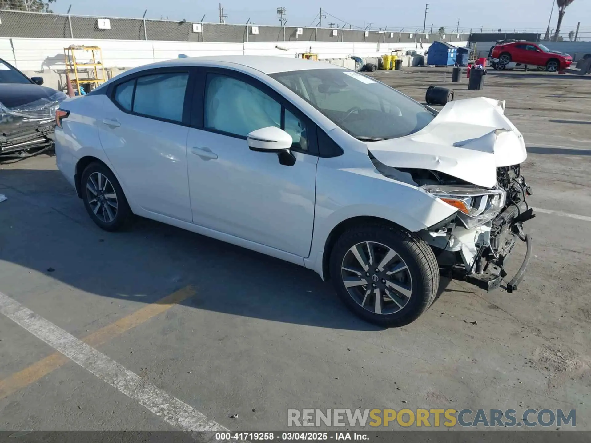 1 Photograph of a damaged car 3N1CN8EV8ML920326 NISSAN VERSA 2021