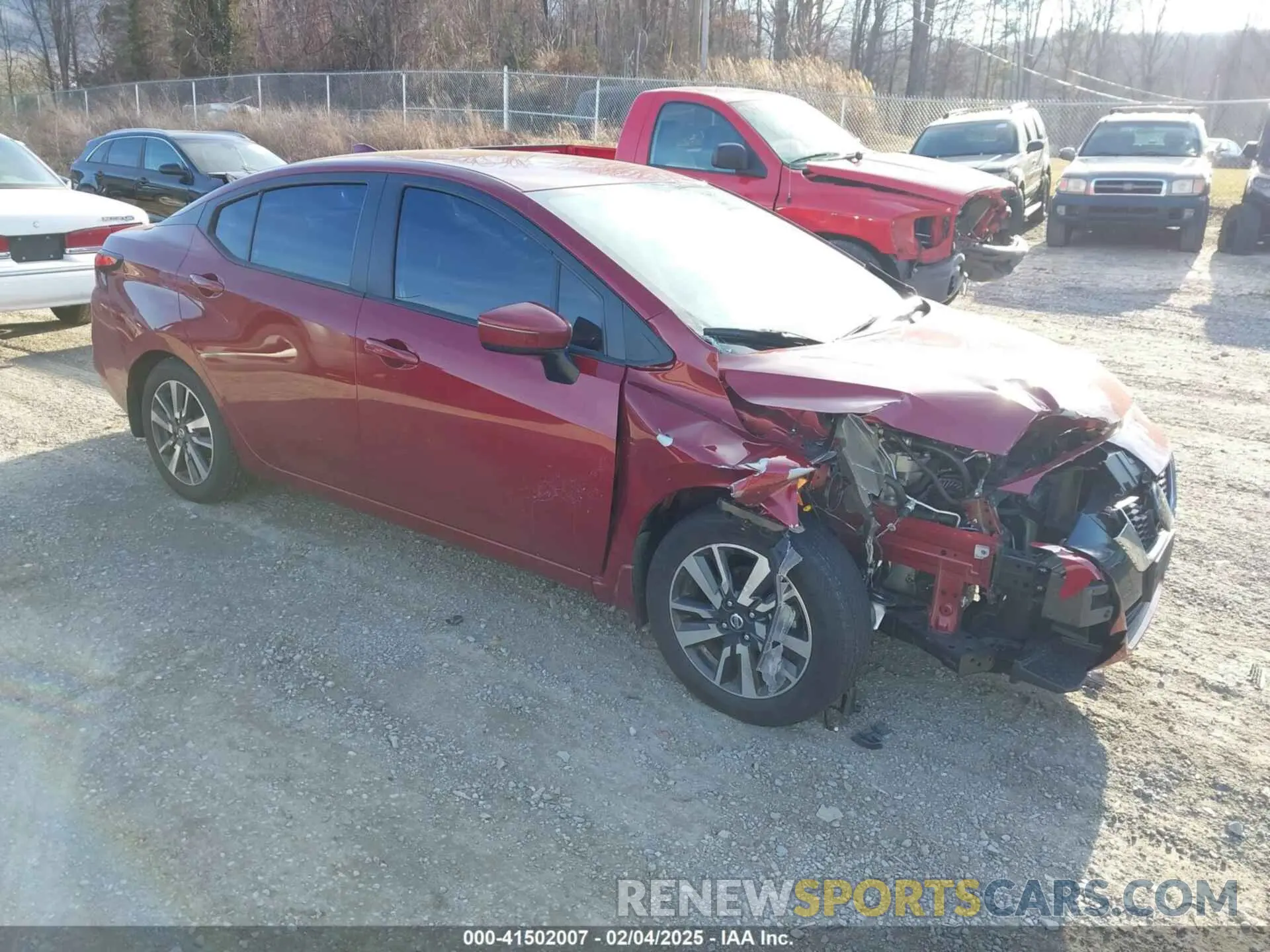 1 Photograph of a damaged car 3N1CN8EV8ML923422 NISSAN VERSA 2021