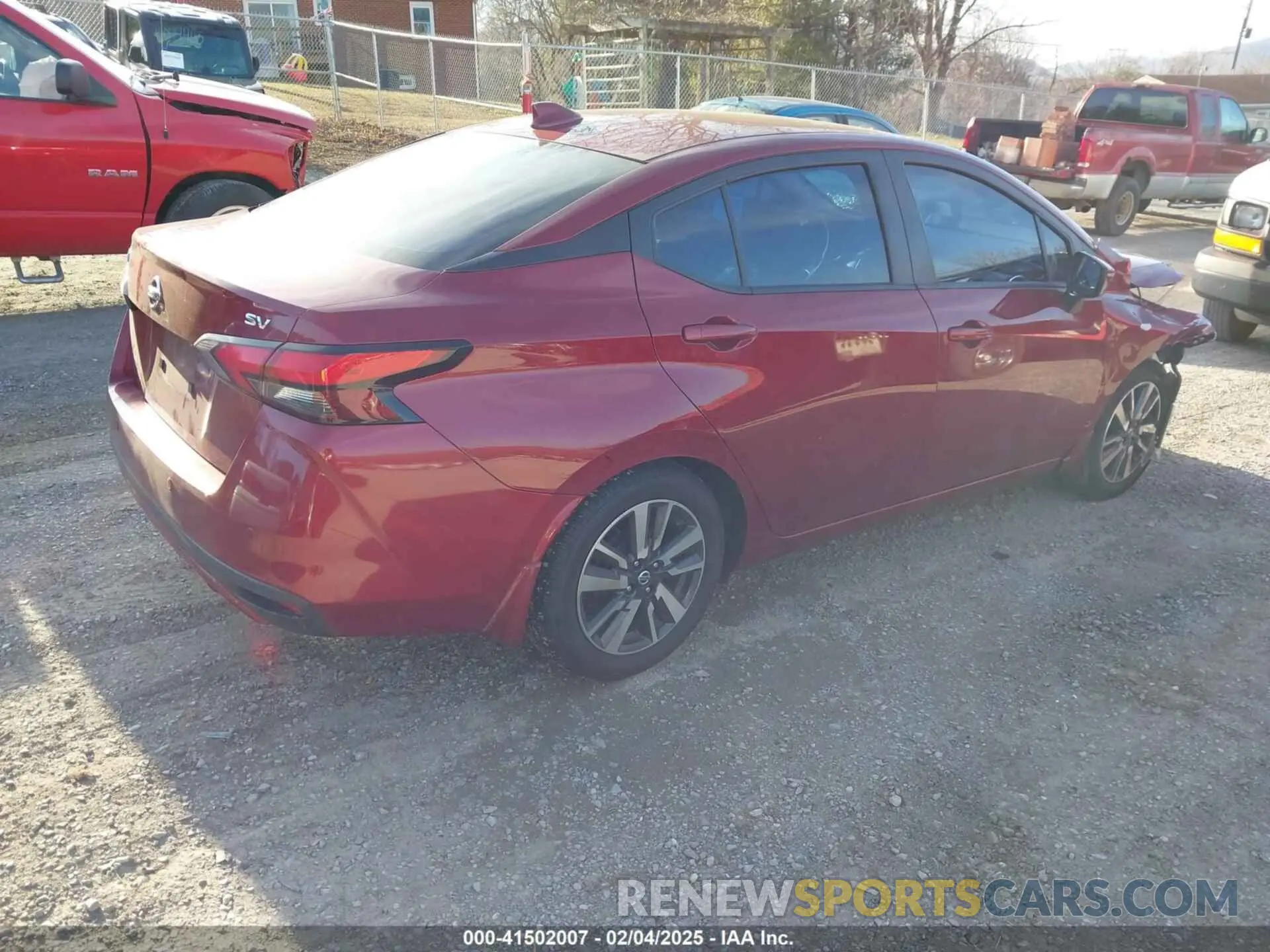 4 Photograph of a damaged car 3N1CN8EV8ML923422 NISSAN VERSA 2021