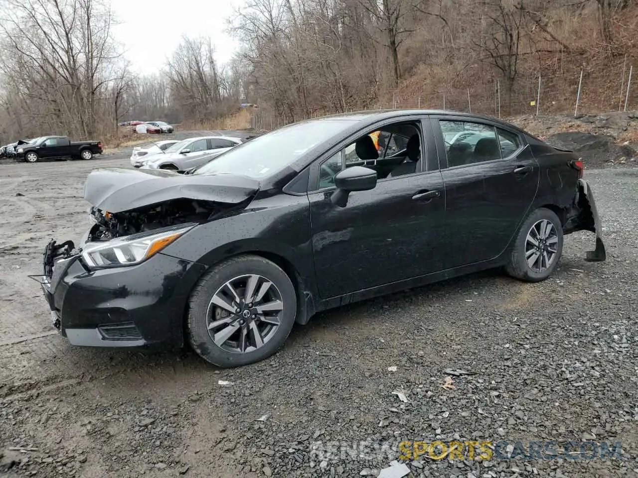 1 Photograph of a damaged car 3N1CN8EV9ML827718 NISSAN VERSA 2021