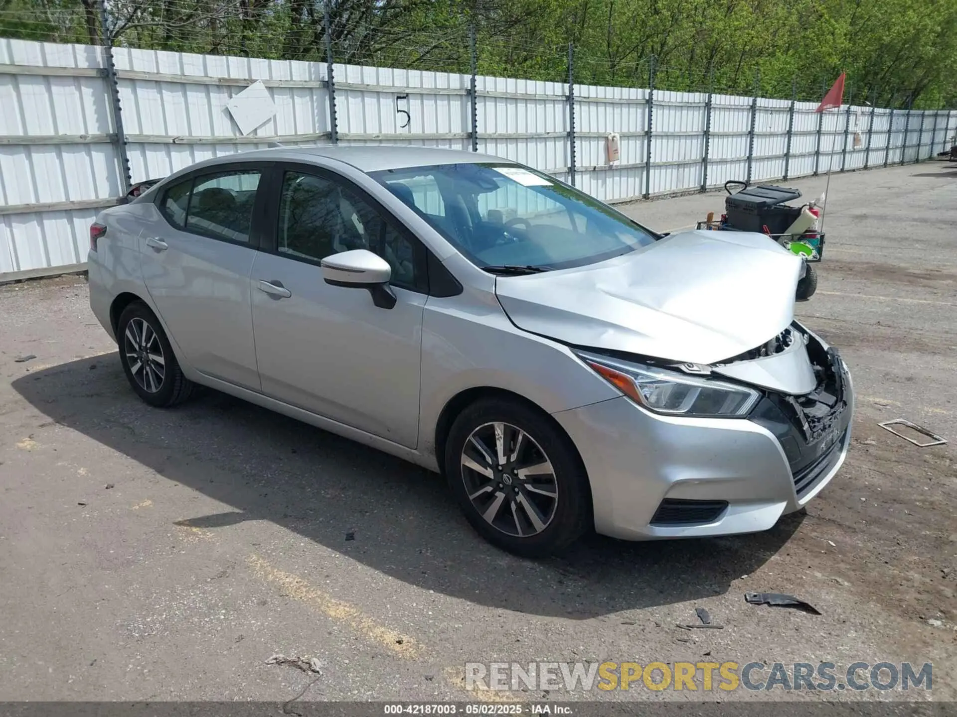 1 Photograph of a damaged car 3N1CN8EV9ML830635 NISSAN VERSA 2021