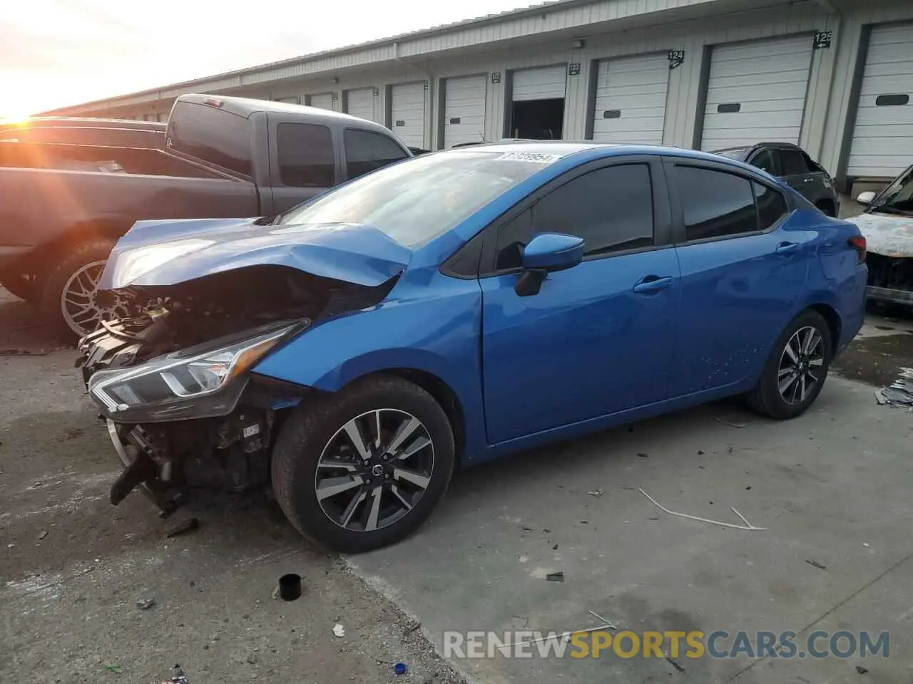 1 Photograph of a damaged car 3N1CN8EV9ML840422 NISSAN VERSA 2021