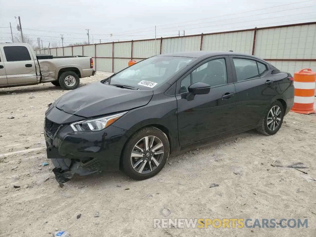 1 Photograph of a damaged car 3N1CN8EV9ML845944 NISSAN VERSA 2021