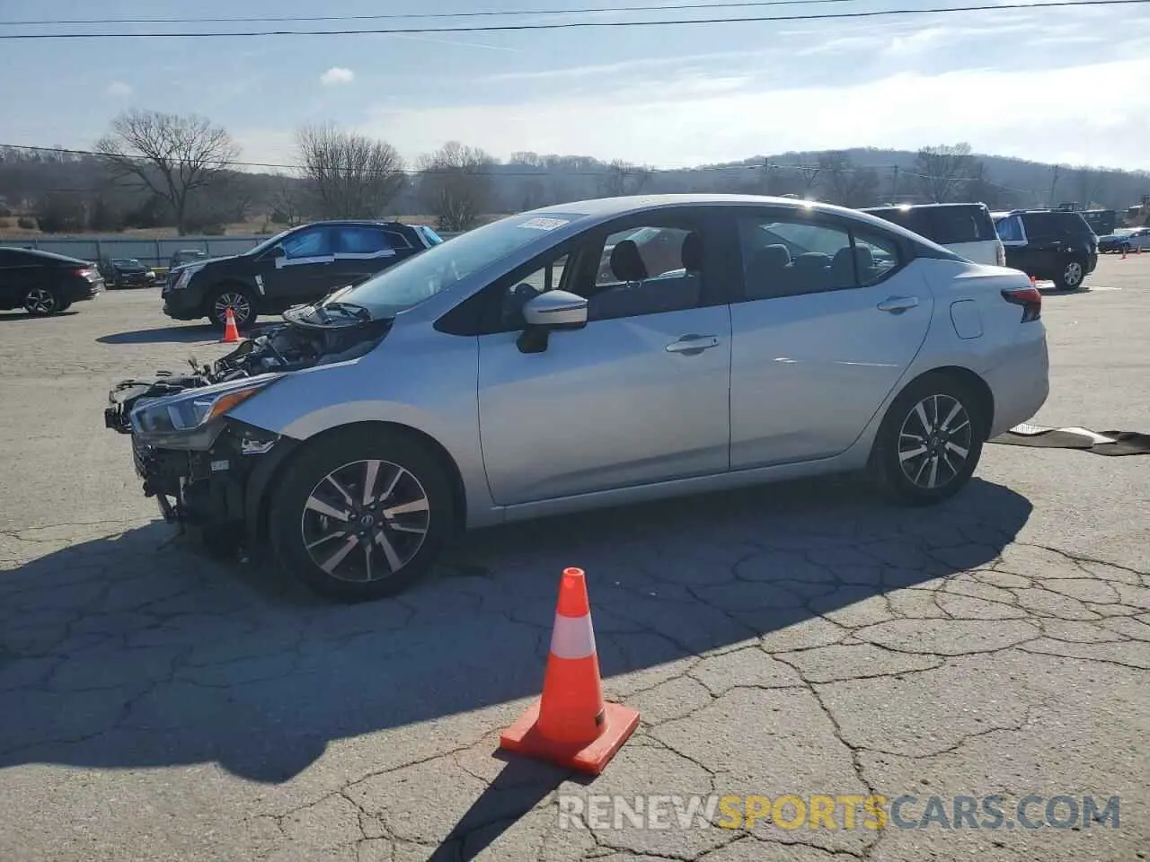 1 Photograph of a damaged car 3N1CN8EV9ML865546 NISSAN VERSA 2021