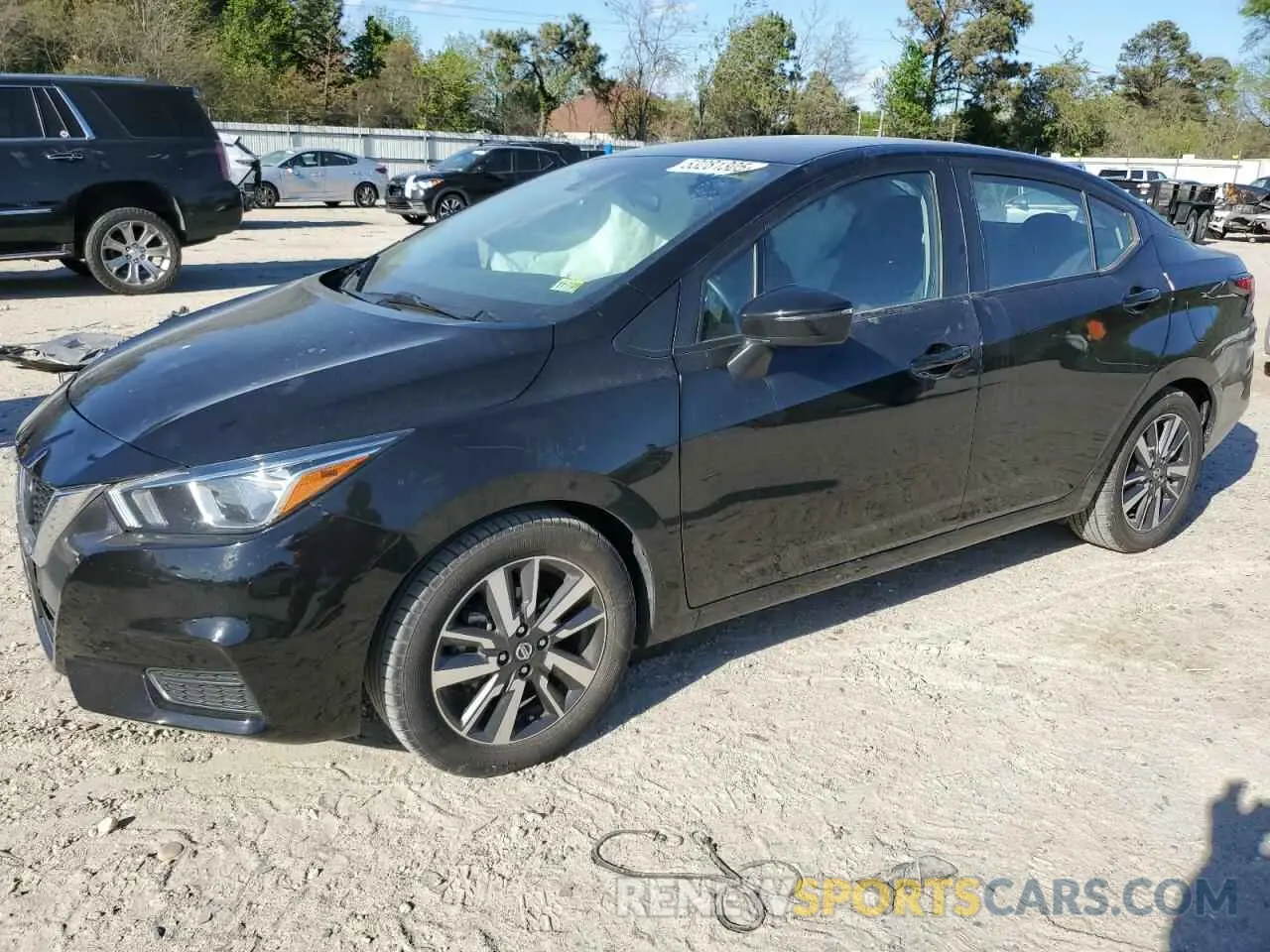 1 Photograph of a damaged car 3N1CN8EV9ML873386 NISSAN VERSA 2021