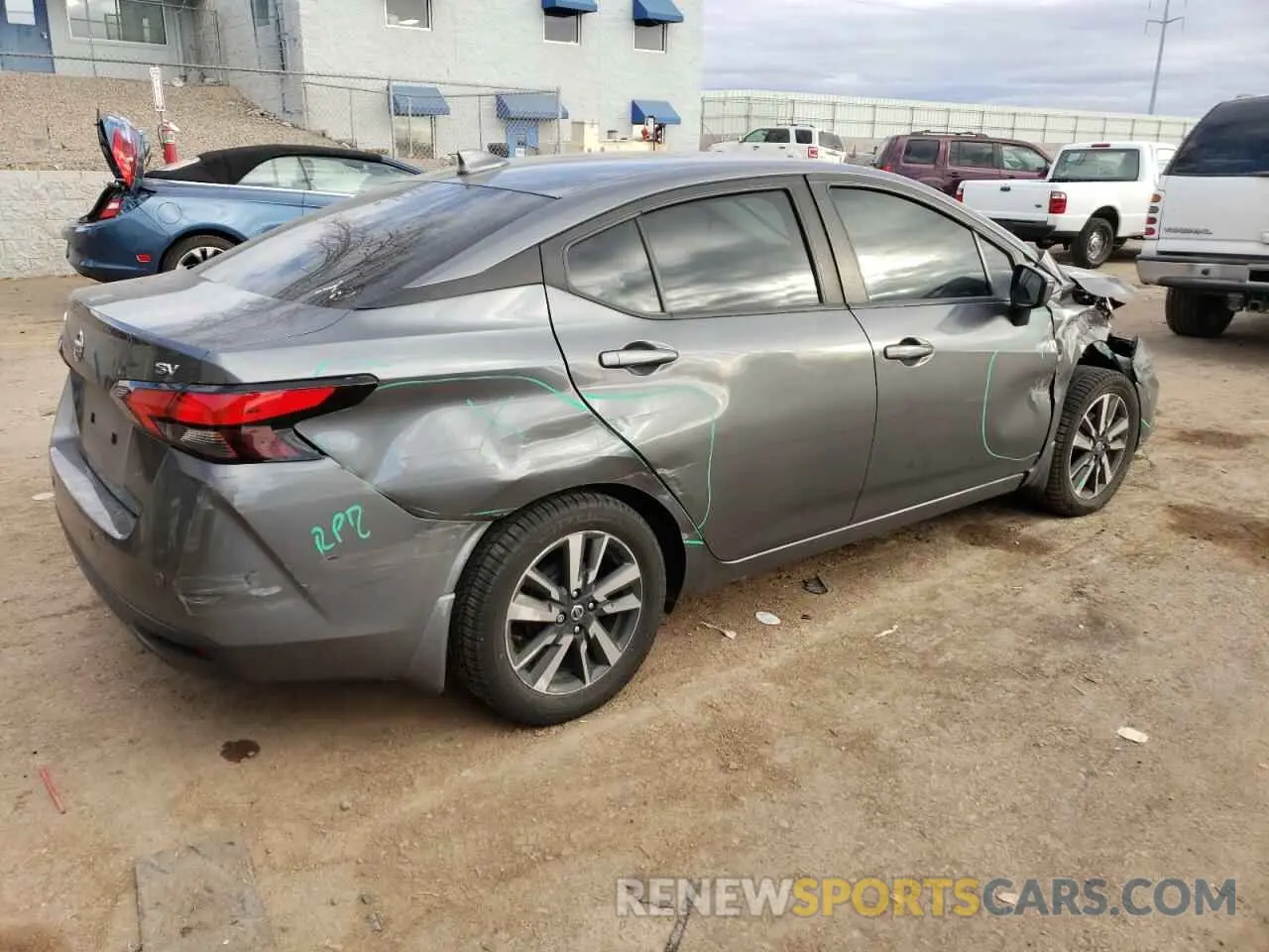 3 Photograph of a damaged car 3N1CN8EV9ML877244 NISSAN VERSA 2021