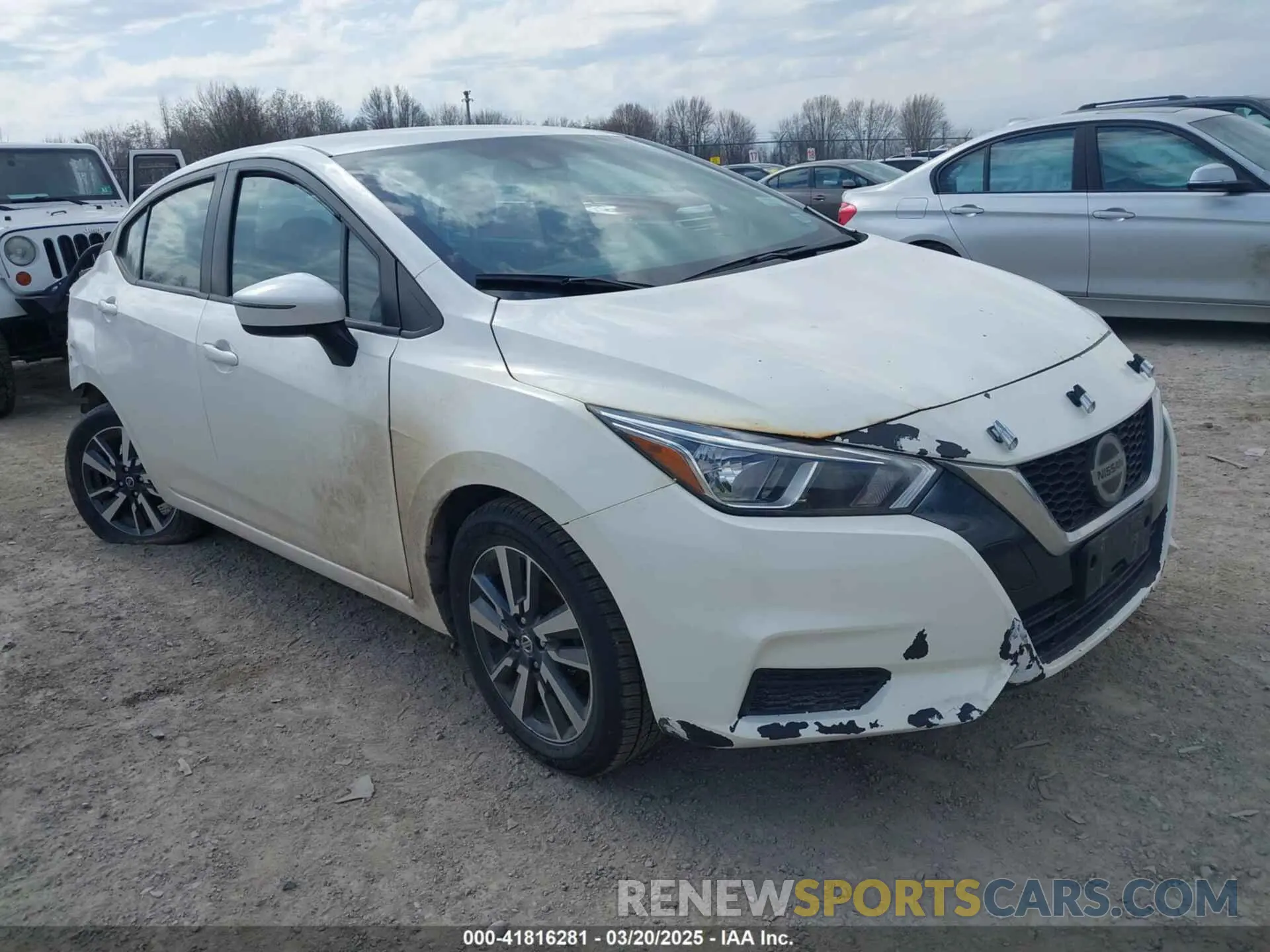 1 Photograph of a damaged car 3N1CN8EV9ML879690 NISSAN VERSA 2021