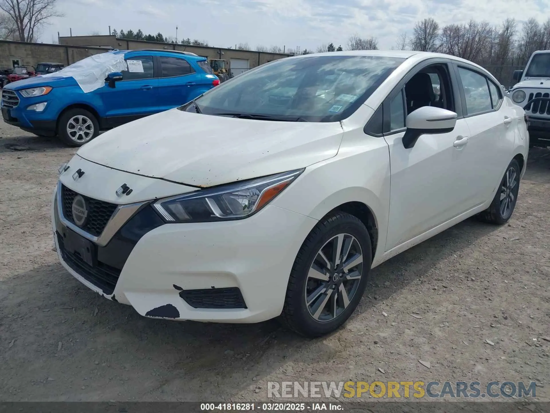 2 Photograph of a damaged car 3N1CN8EV9ML879690 NISSAN VERSA 2021