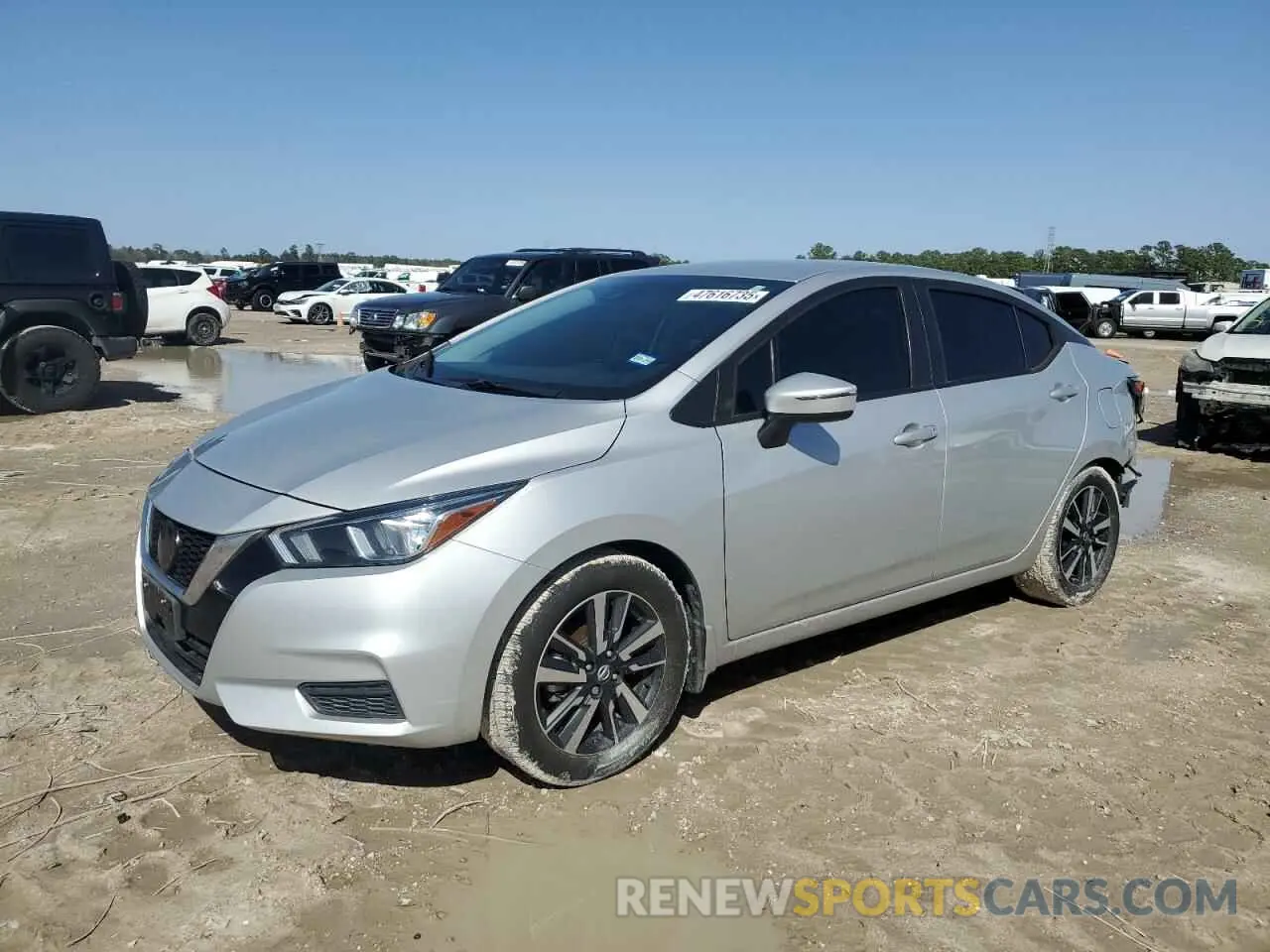 1 Photograph of a damaged car 3N1CN8EV9ML880306 NISSAN VERSA 2021