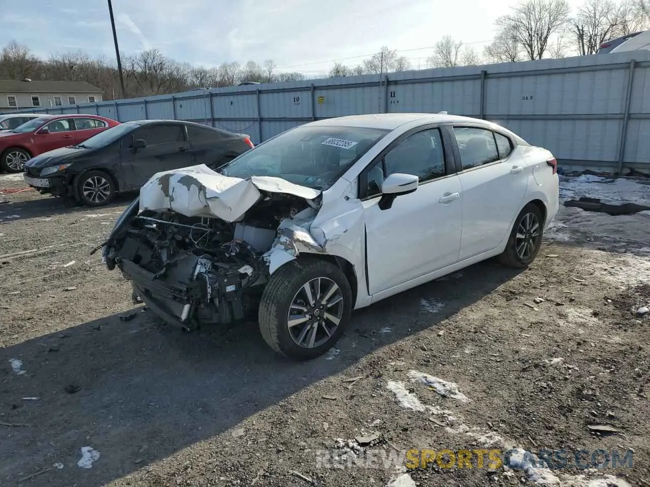 1 Photograph of a damaged car 3N1CN8EV9ML885649 NISSAN VERSA 2021