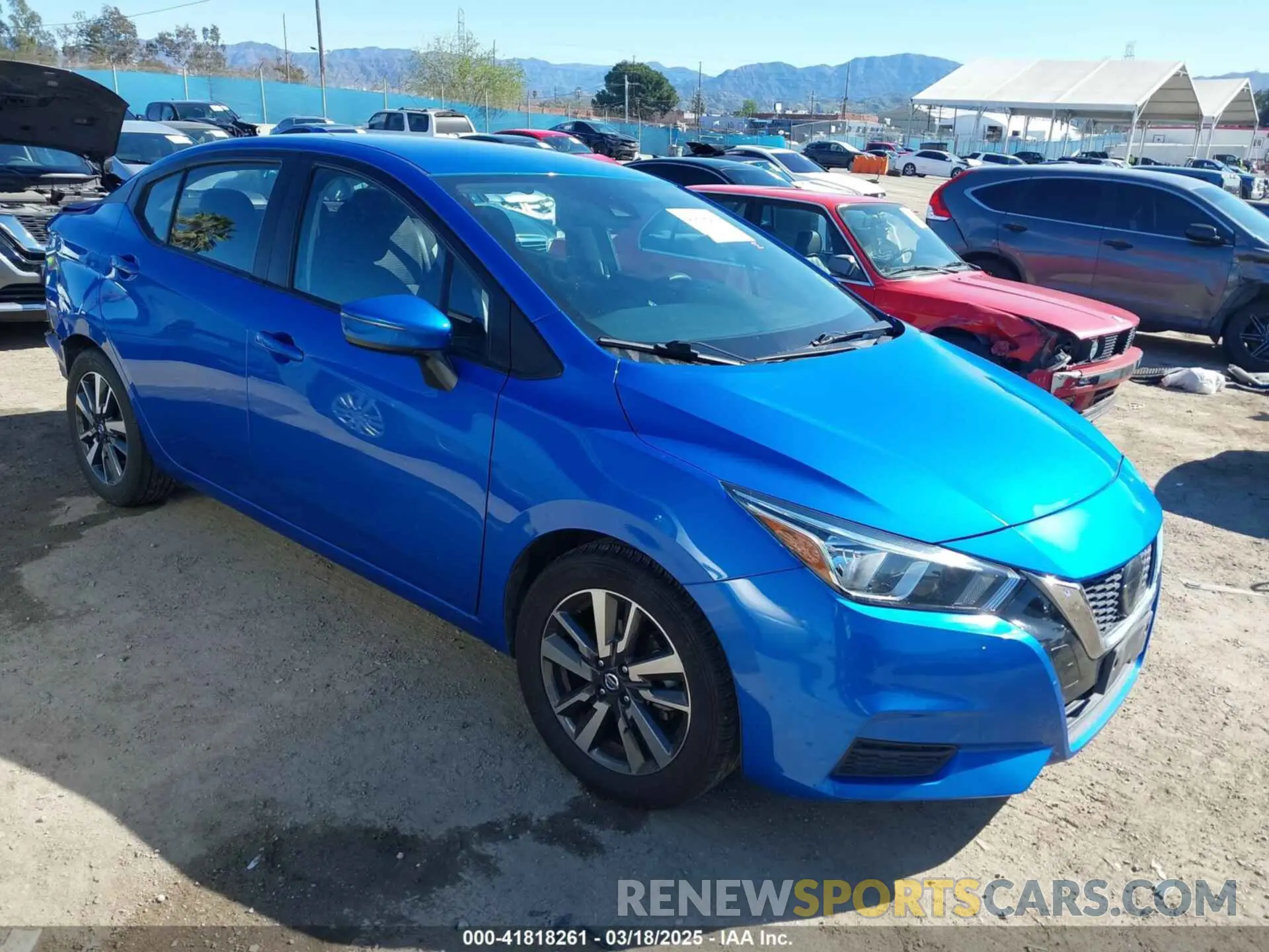 1 Photograph of a damaged car 3N1CN8EV9ML885716 NISSAN VERSA 2021