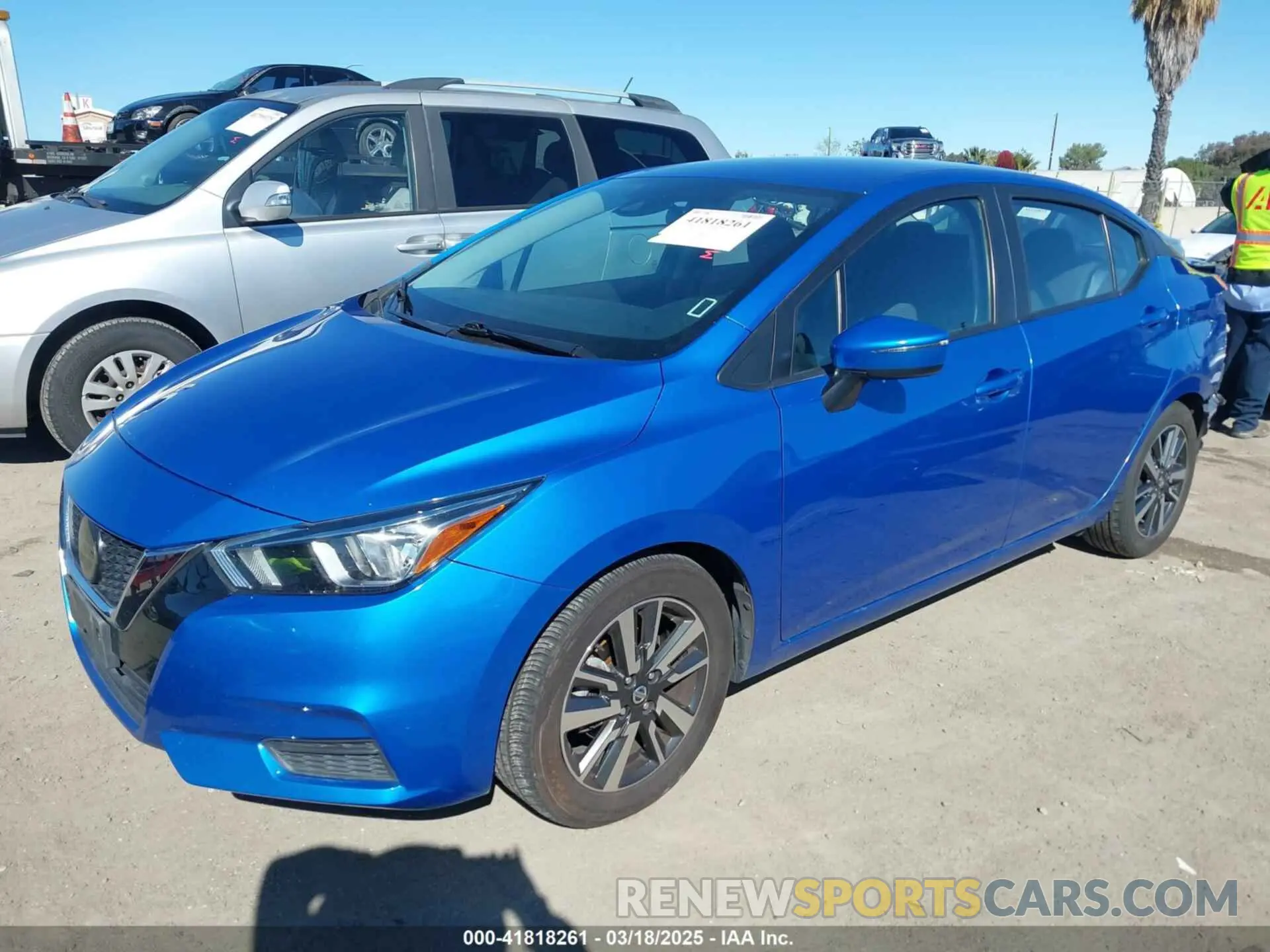 2 Photograph of a damaged car 3N1CN8EV9ML885716 NISSAN VERSA 2021