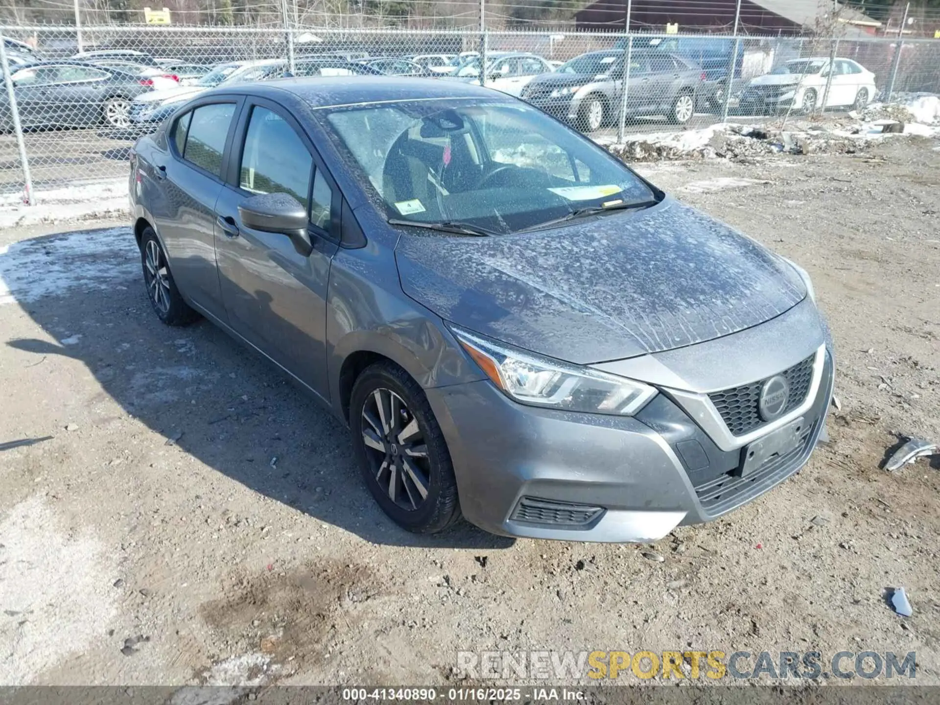 1 Photograph of a damaged car 3N1CN8EV9ML886249 NISSAN VERSA 2021
