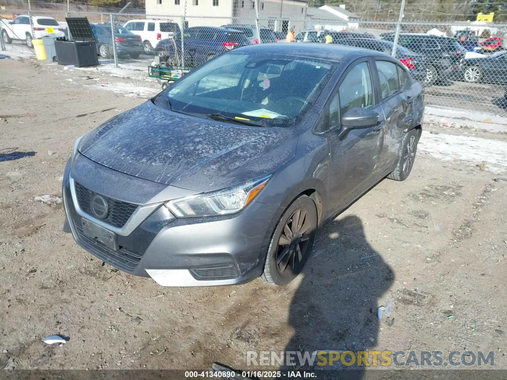 2 Photograph of a damaged car 3N1CN8EV9ML886249 NISSAN VERSA 2021
