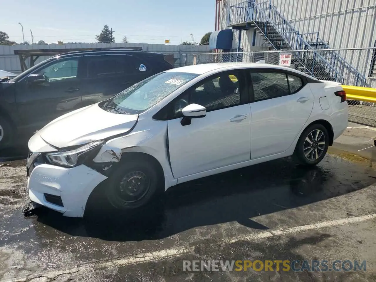 1 Photograph of a damaged car 3N1CN8EV9ML917905 NISSAN VERSA 2021
