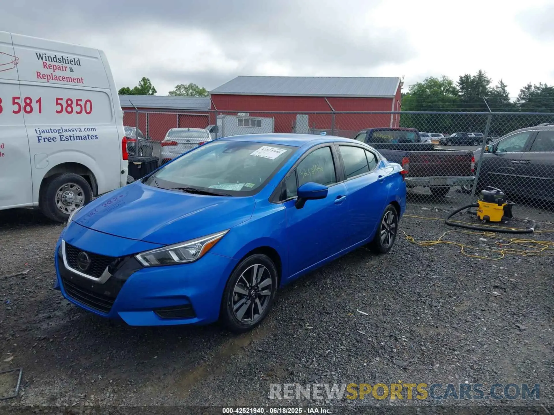 2 Photograph of a damaged car 3N1CN8EVXML807848 NISSAN VERSA 2021