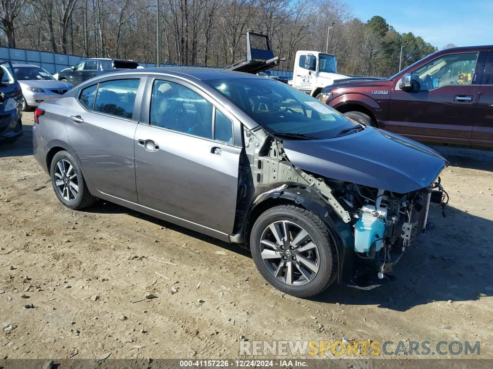 1 Photograph of a damaged car 3N1CN8EVXML818512 NISSAN VERSA 2021