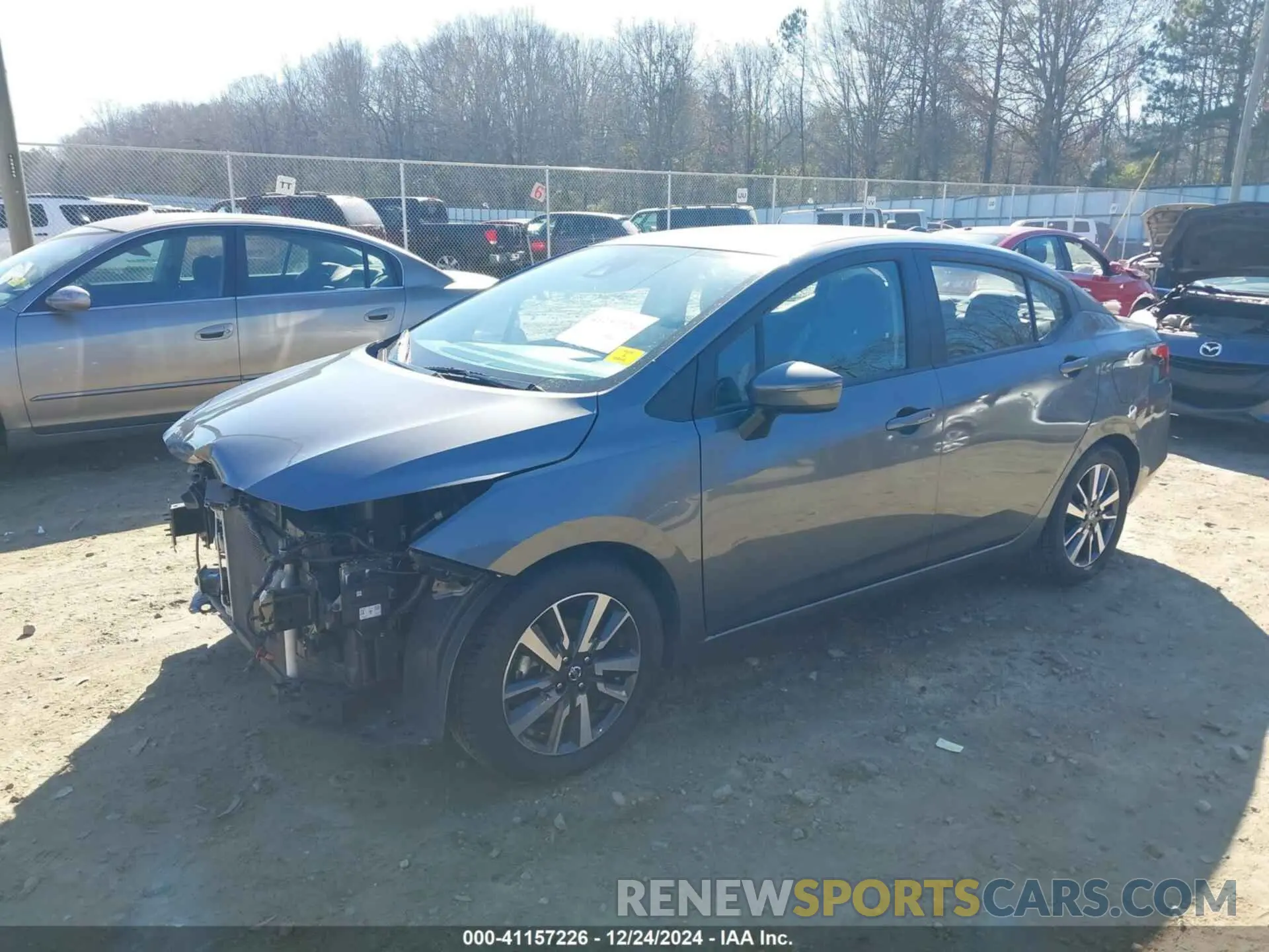 2 Photograph of a damaged car 3N1CN8EVXML818512 NISSAN VERSA 2021