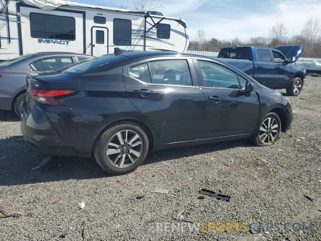 3 Photograph of a damaged car 3N1CN8EVXML820955 NISSAN VERSA 2021