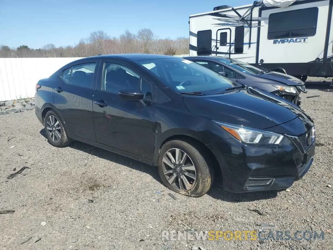 4 Photograph of a damaged car 3N1CN8EVXML820955 NISSAN VERSA 2021