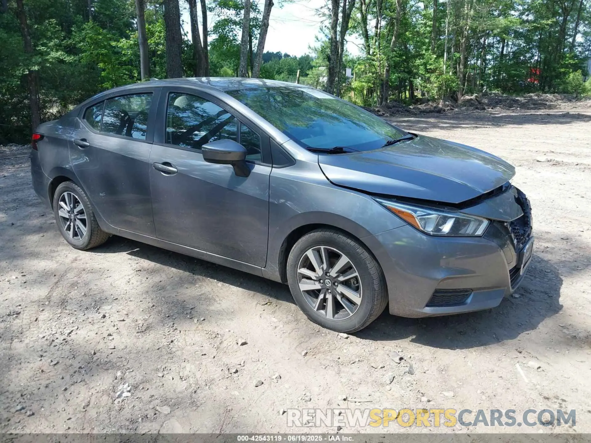 1 Photograph of a damaged car 3N1CN8EVXML823936 NISSAN VERSA 2021