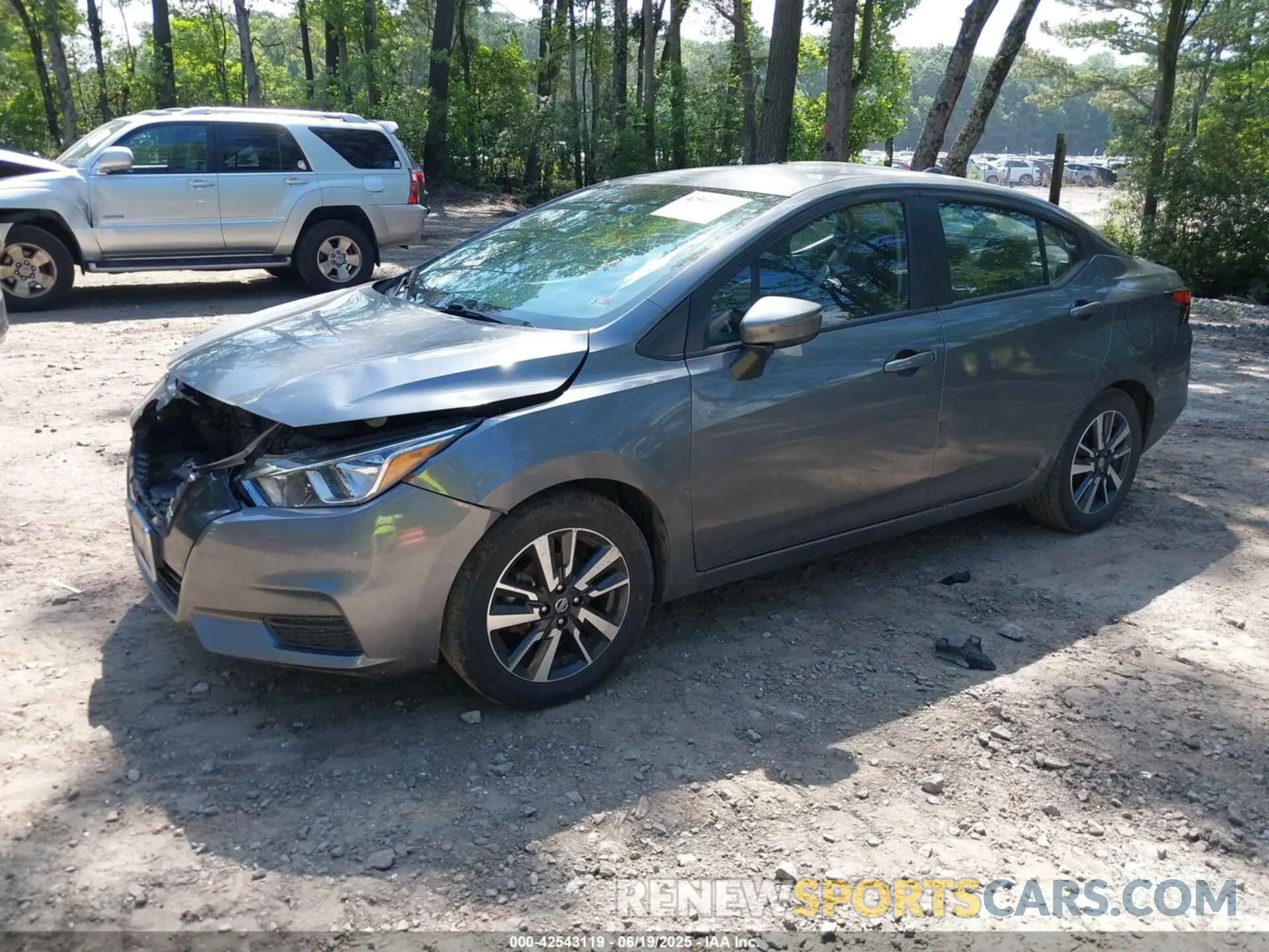2 Photograph of a damaged car 3N1CN8EVXML823936 NISSAN VERSA 2021