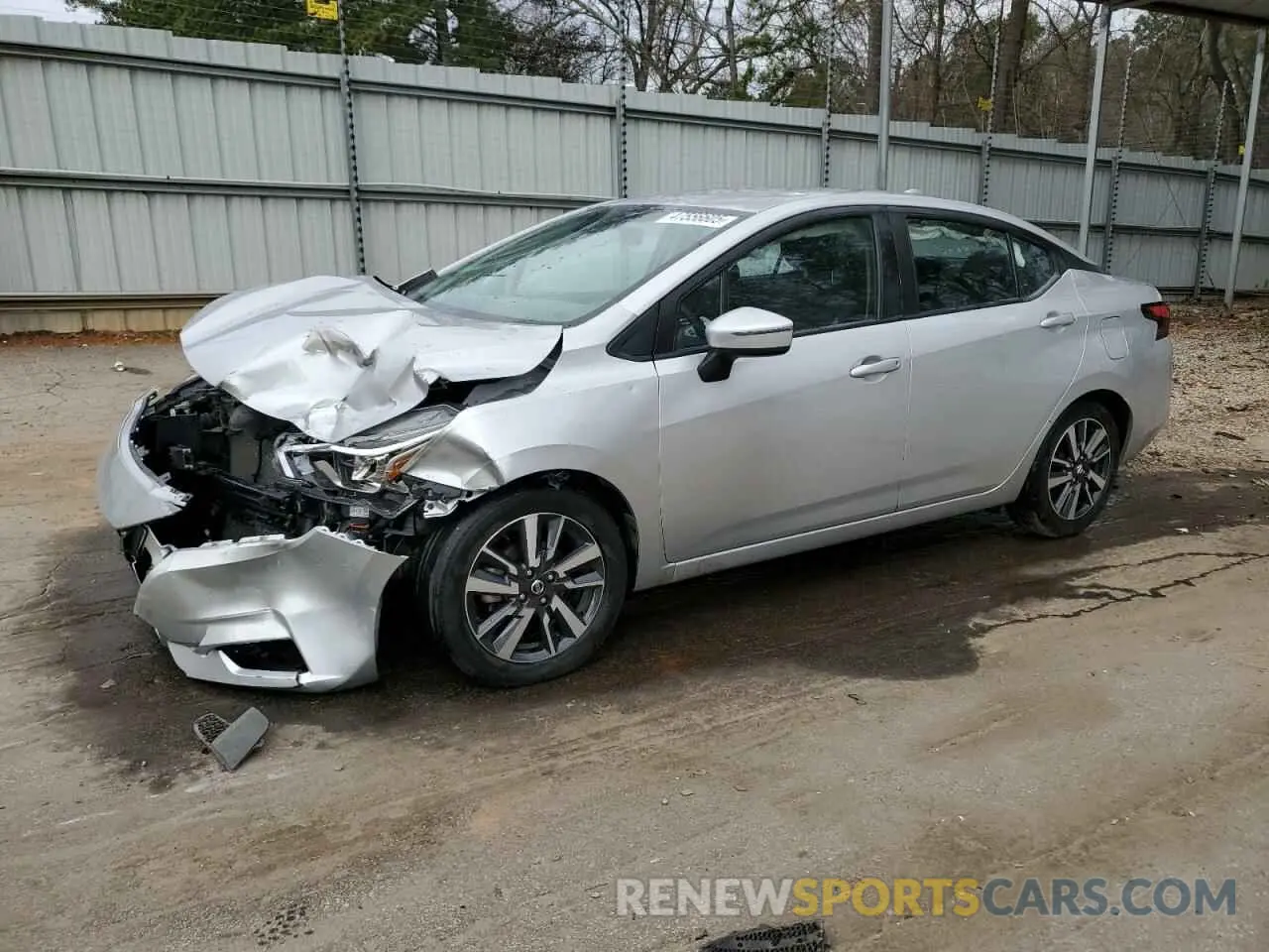 1 Photograph of a damaged car 3N1CN8EVXML831969 NISSAN VERSA 2021