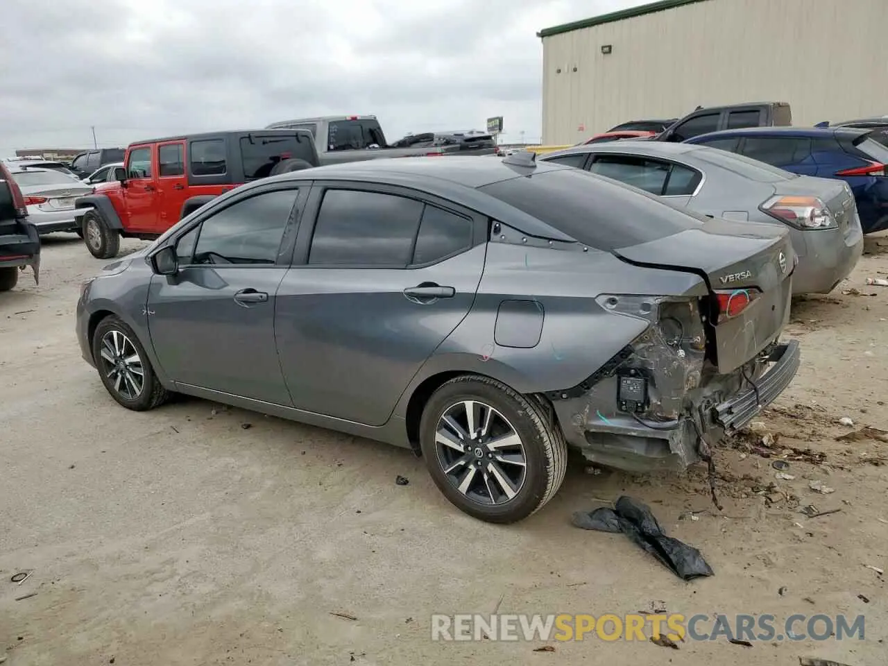 2 Photograph of a damaged car 3N1CN8EVXML841207 NISSAN VERSA 2021
