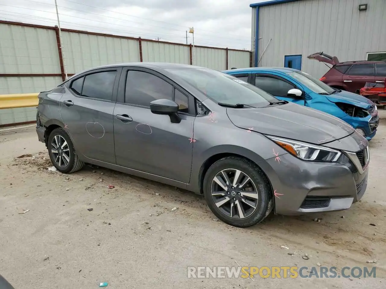 4 Photograph of a damaged car 3N1CN8EVXML841207 NISSAN VERSA 2021
