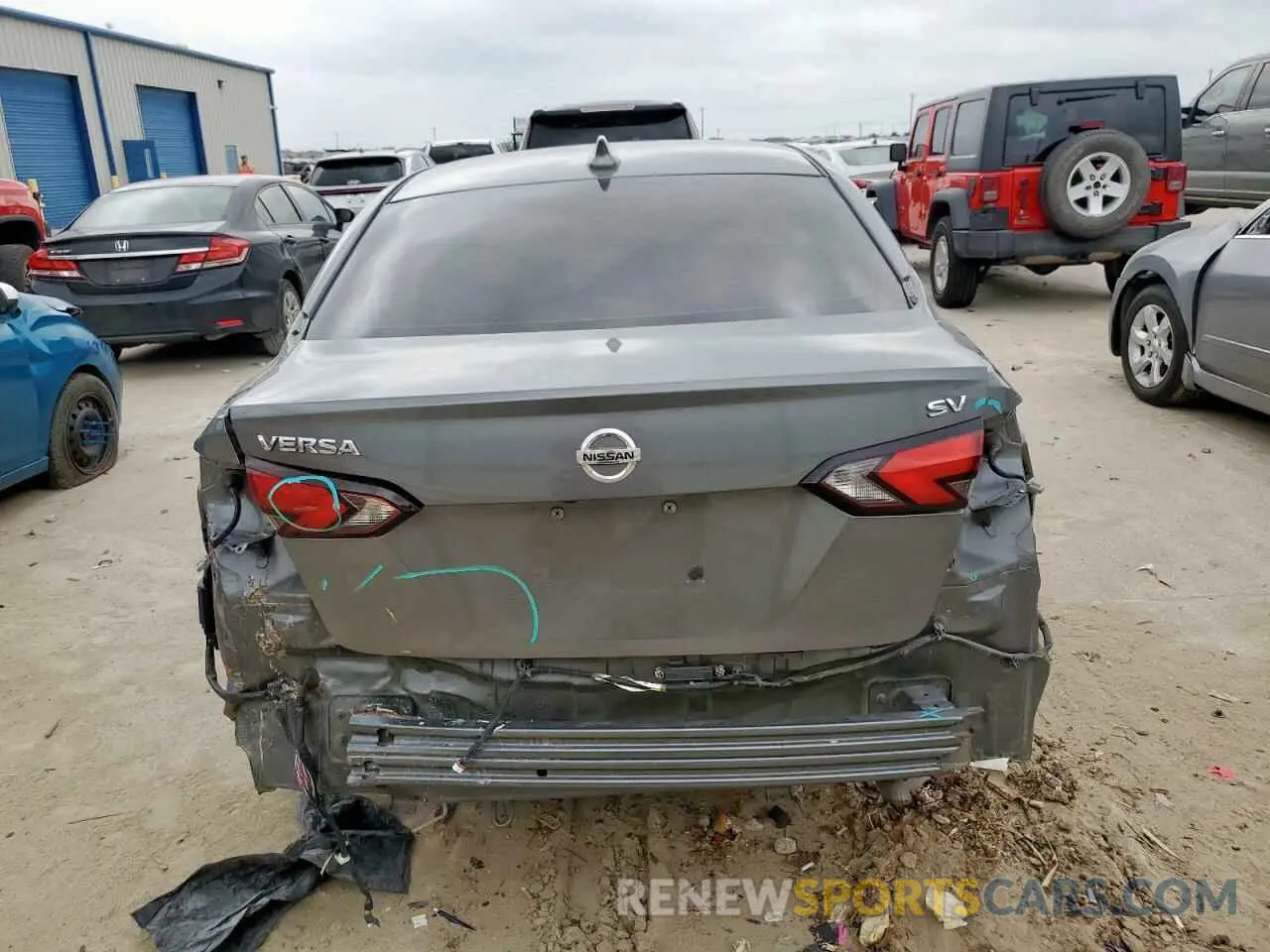 6 Photograph of a damaged car 3N1CN8EVXML841207 NISSAN VERSA 2021