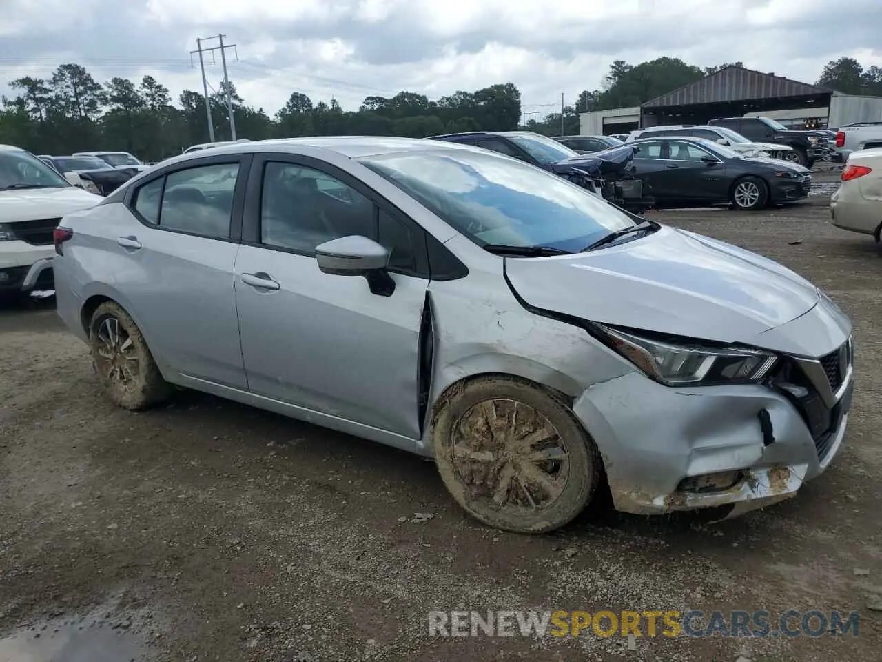 4 Photograph of a damaged car 3N1CN8EVXML847475 NISSAN VERSA 2021