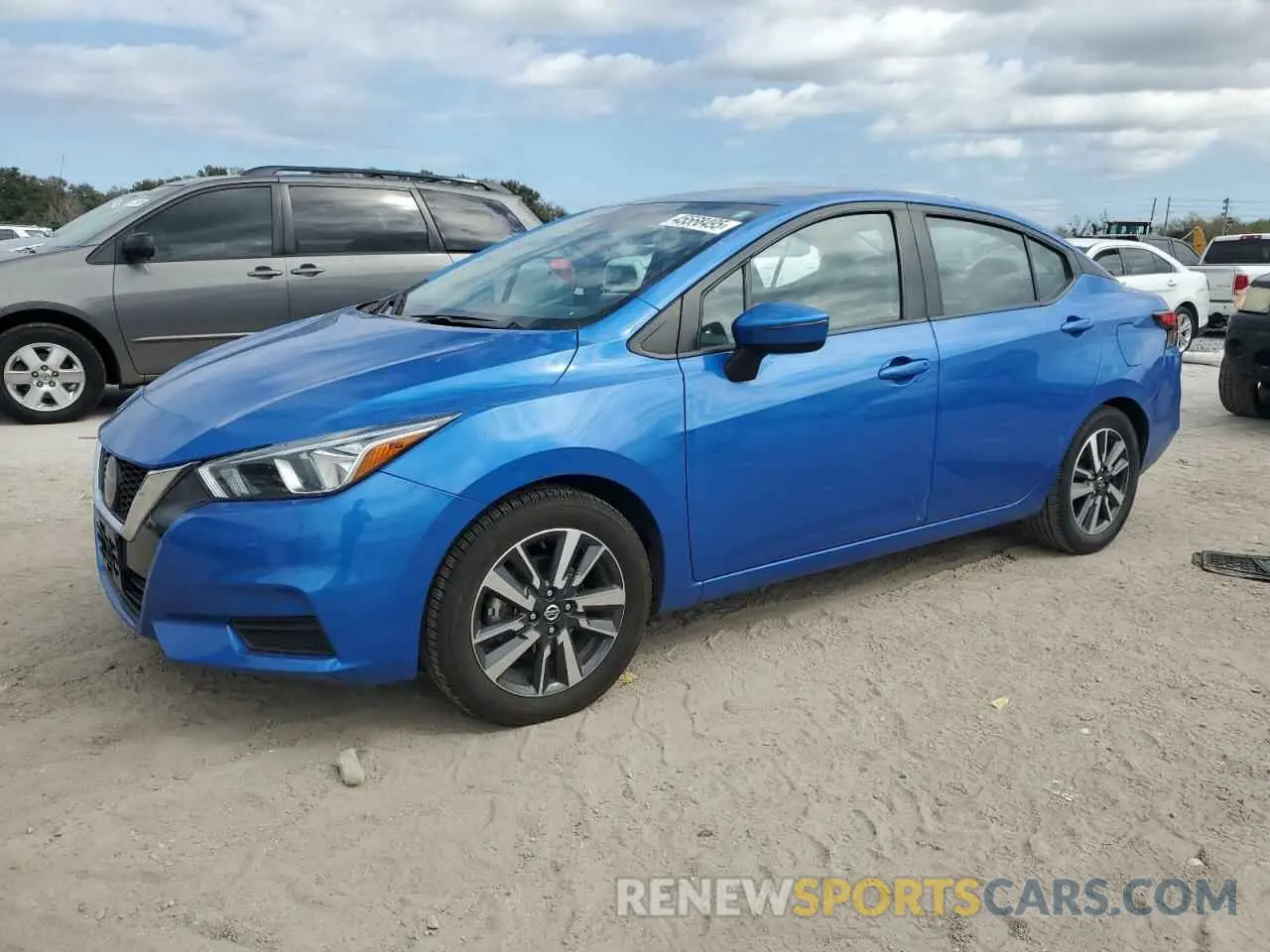 1 Photograph of a damaged car 3N1CN8EVXML856094 NISSAN VERSA 2021