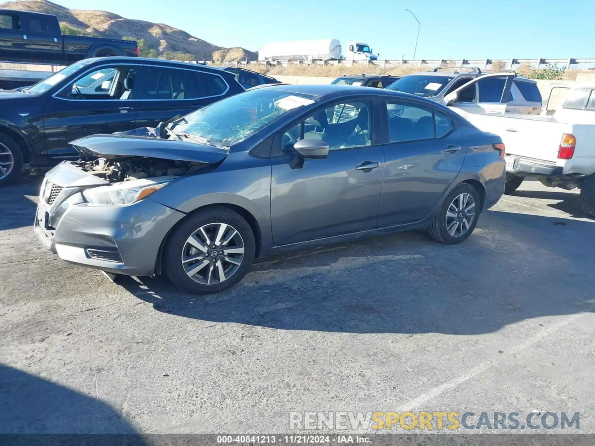 14 Photograph of a damaged car 3N1CN8EVXML861781 NISSAN VERSA 2021