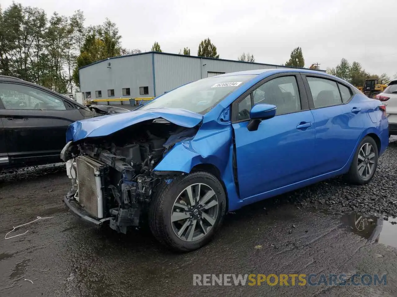 1 Photograph of a damaged car 3N1CN8EVXML862039 NISSAN VERSA 2021