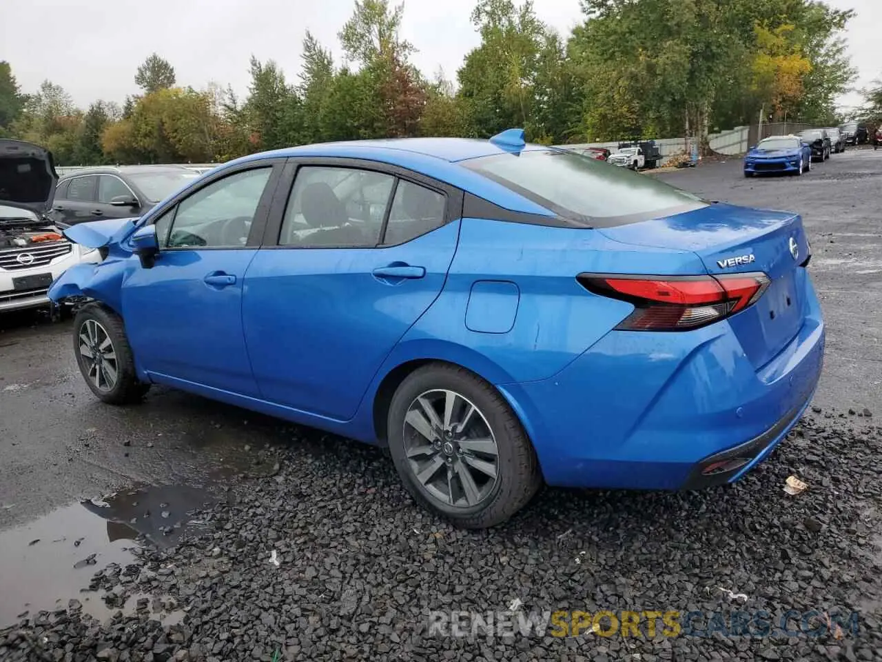 2 Photograph of a damaged car 3N1CN8EVXML862039 NISSAN VERSA 2021