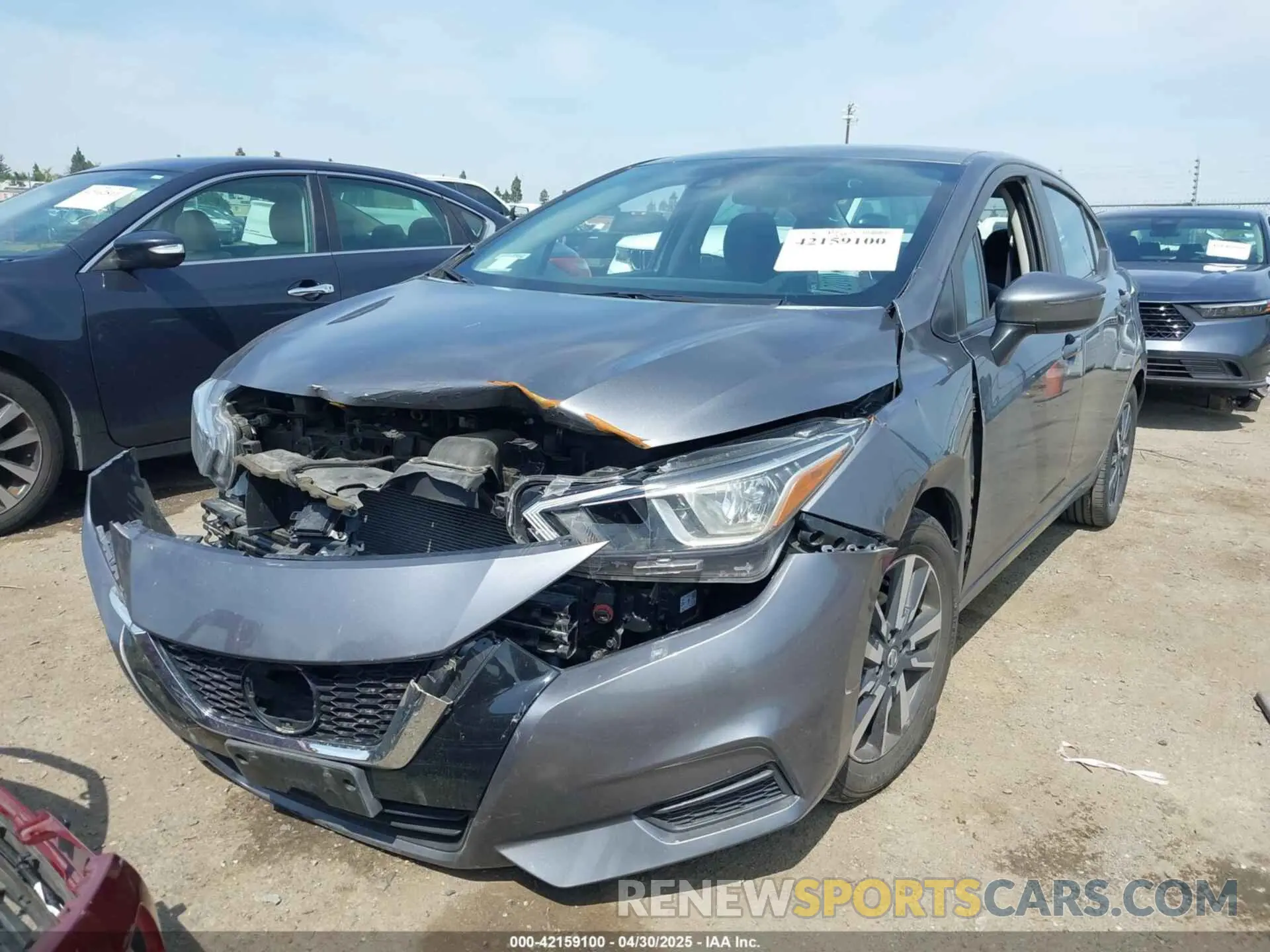 2 Photograph of a damaged car 3N1CN8EVXML868505 NISSAN VERSA 2021