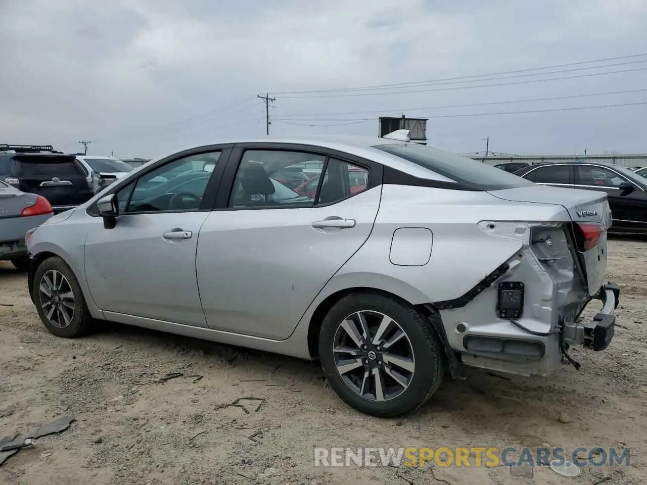 2 Photograph of a damaged car 3N1CN8EVXML873011 NISSAN VERSA 2021