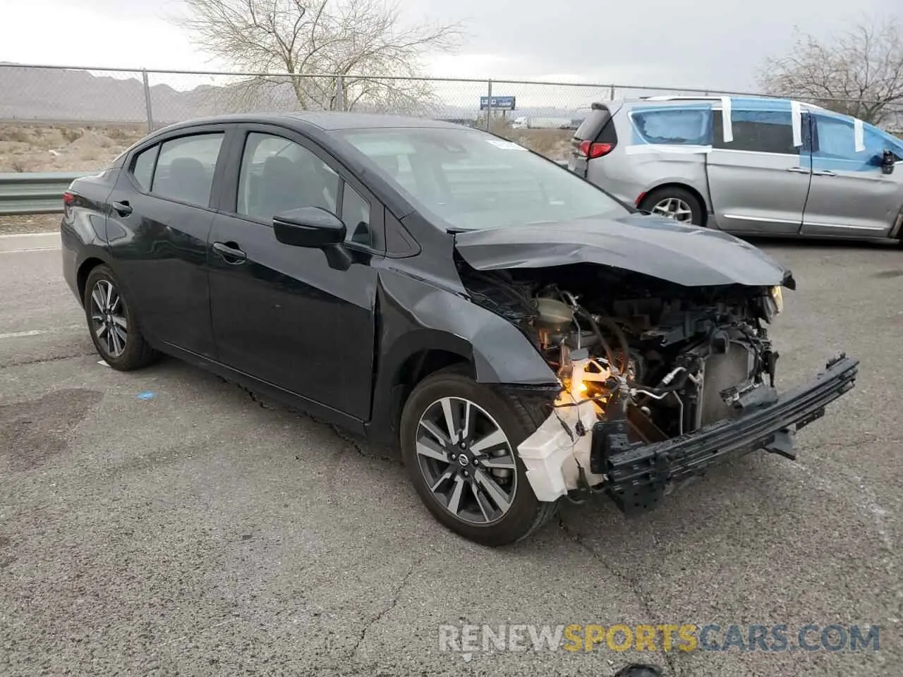 4 Photograph of a damaged car 3N1CN8EVXML876572 NISSAN VERSA 2021