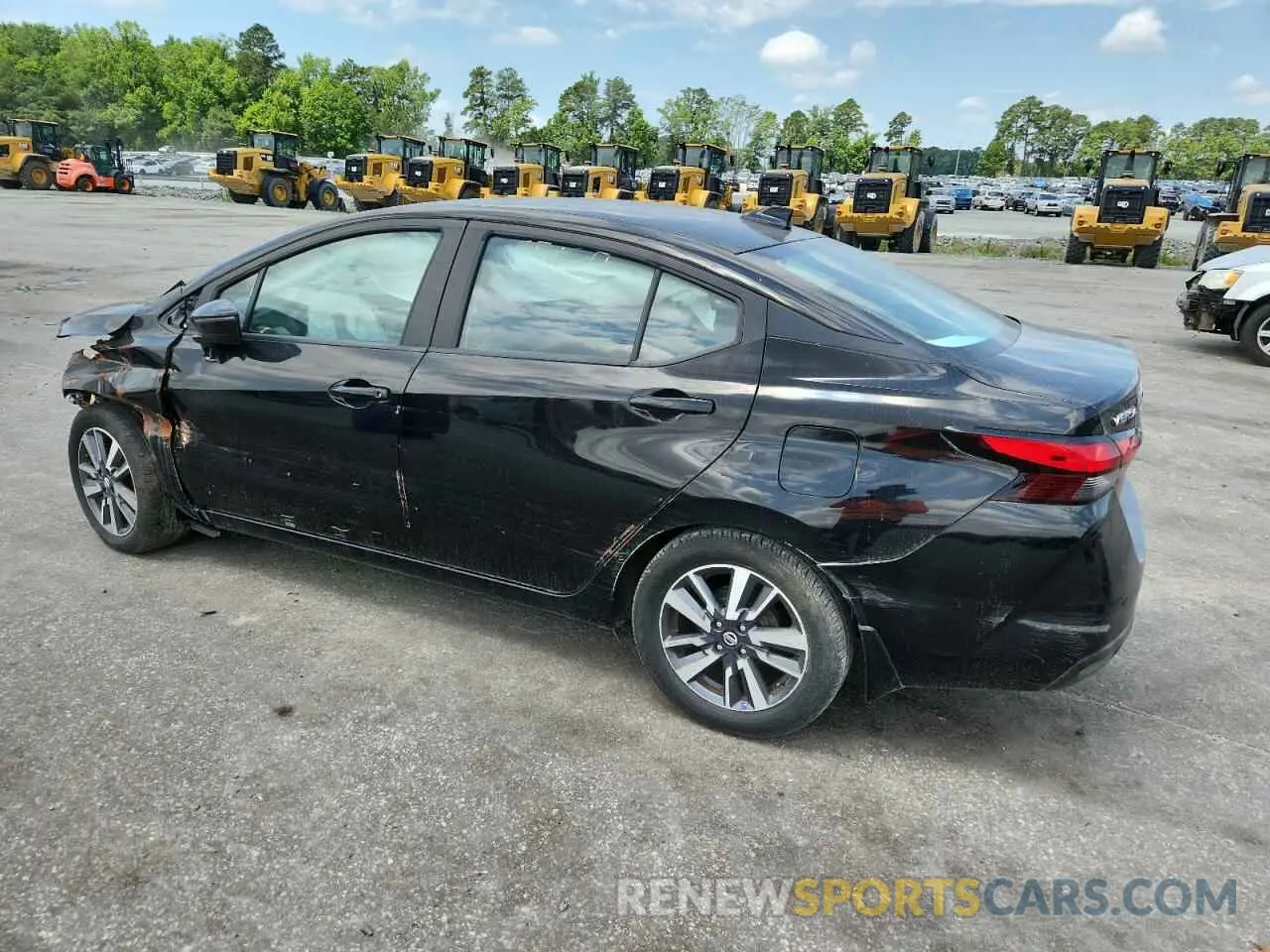 2 Photograph of a damaged car 3N1CN8EVXML881853 NISSAN VERSA 2021