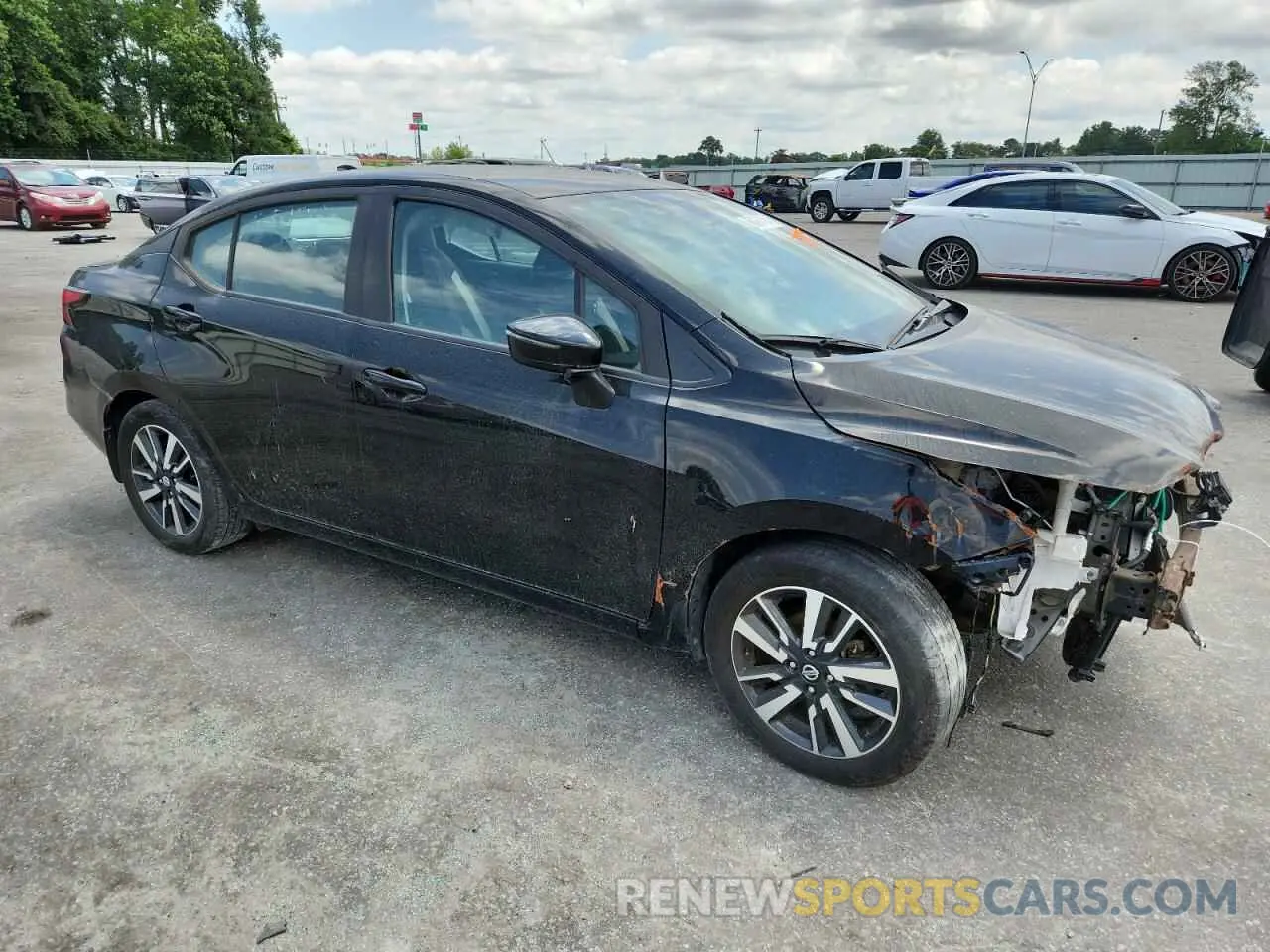 4 Photograph of a damaged car 3N1CN8EVXML881853 NISSAN VERSA 2021