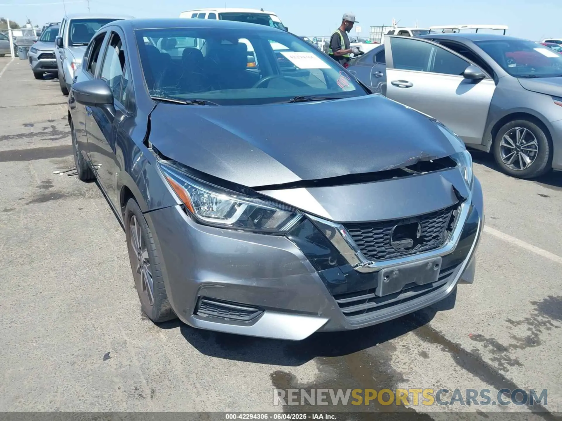 6 Photograph of a damaged car 3N1CN8EVXML884638 NISSAN VERSA 2021