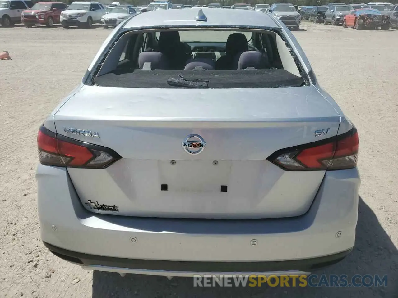 6 Photograph of a damaged car 3N1CN8EVXML886566 NISSAN VERSA 2021