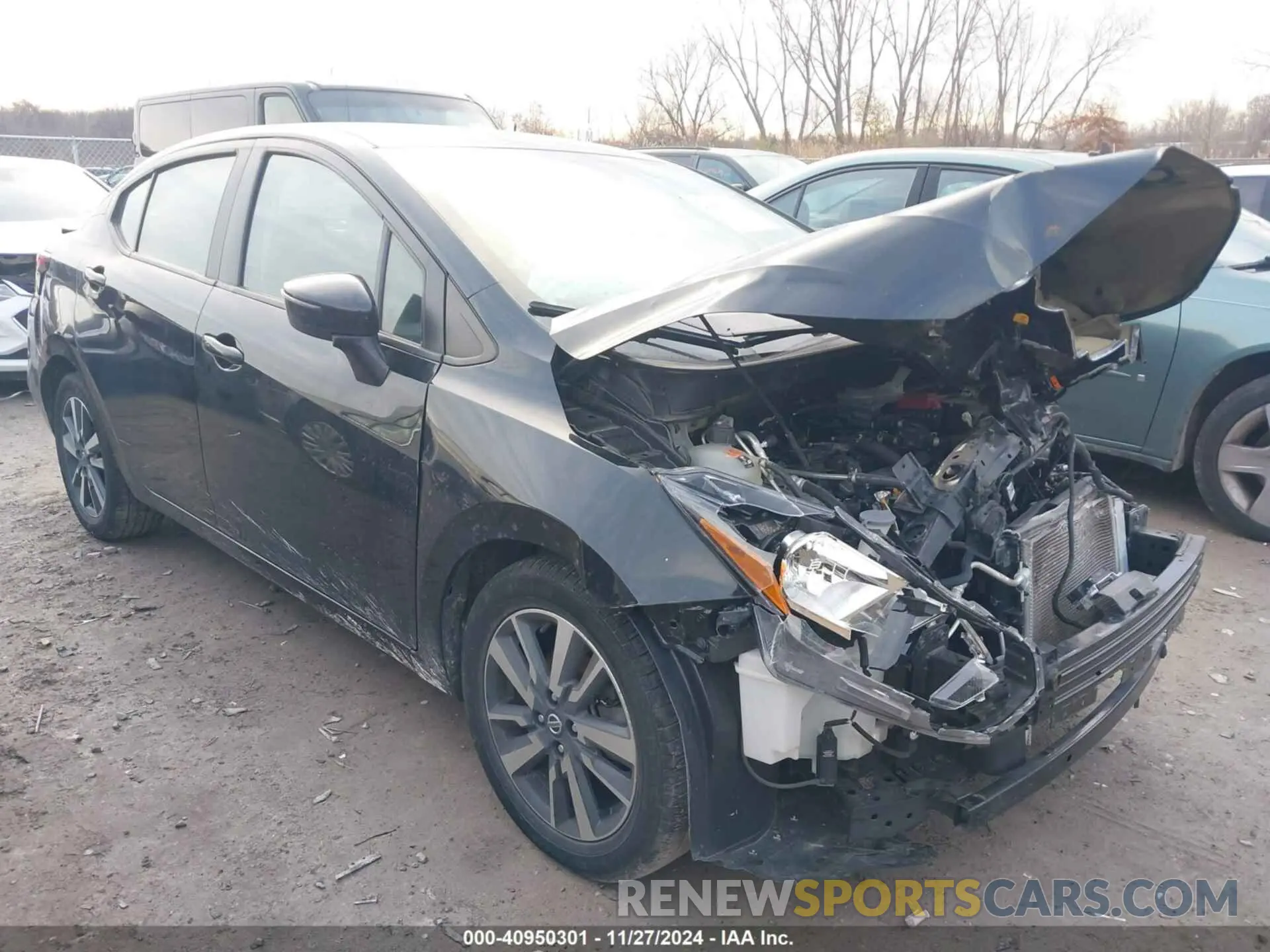 1 Photograph of a damaged car 3N1CN8EVXML888611 NISSAN VERSA 2021