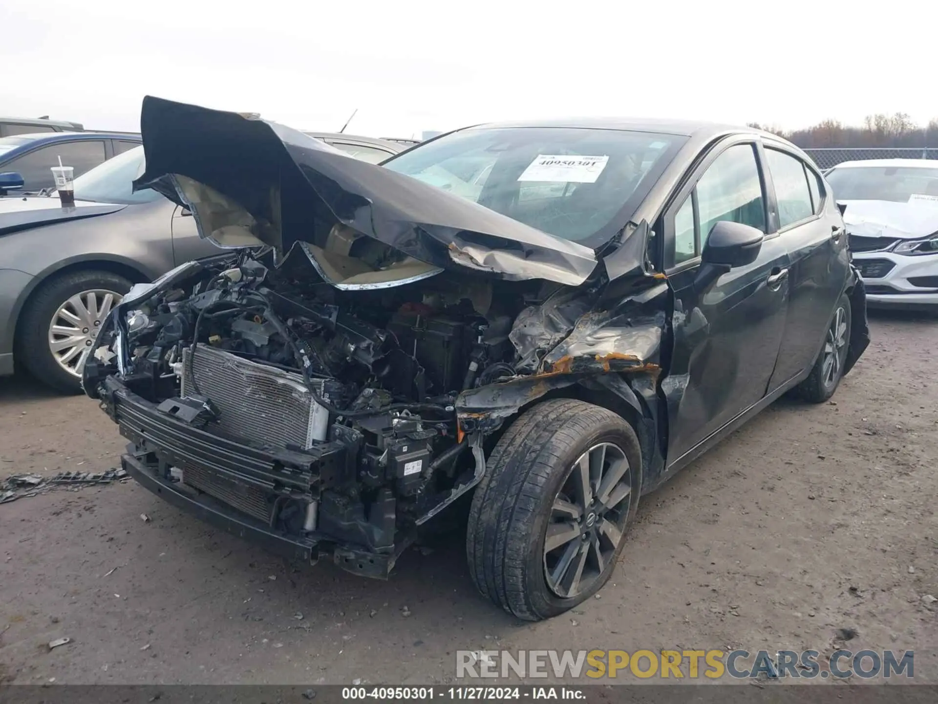 2 Photograph of a damaged car 3N1CN8EVXML888611 NISSAN VERSA 2021
