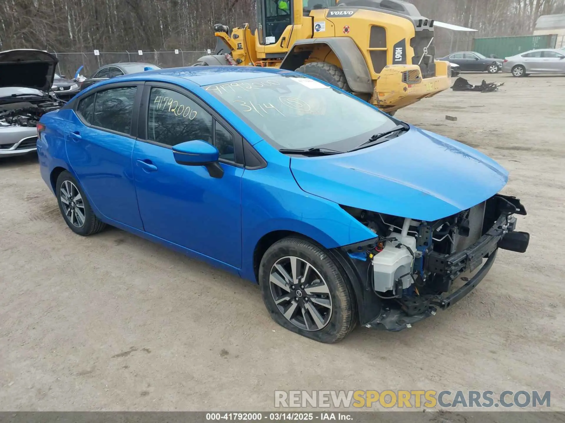 1 Photograph of a damaged car 3N1CN8EVXML891735 NISSAN VERSA 2021
